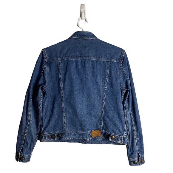 Chaps Women's Medium Indigo Denim Jacket - Picture 8 of 8